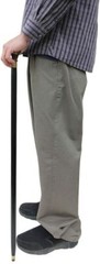 Geometric Illusion Sheesham Wood Walking Cane Staff