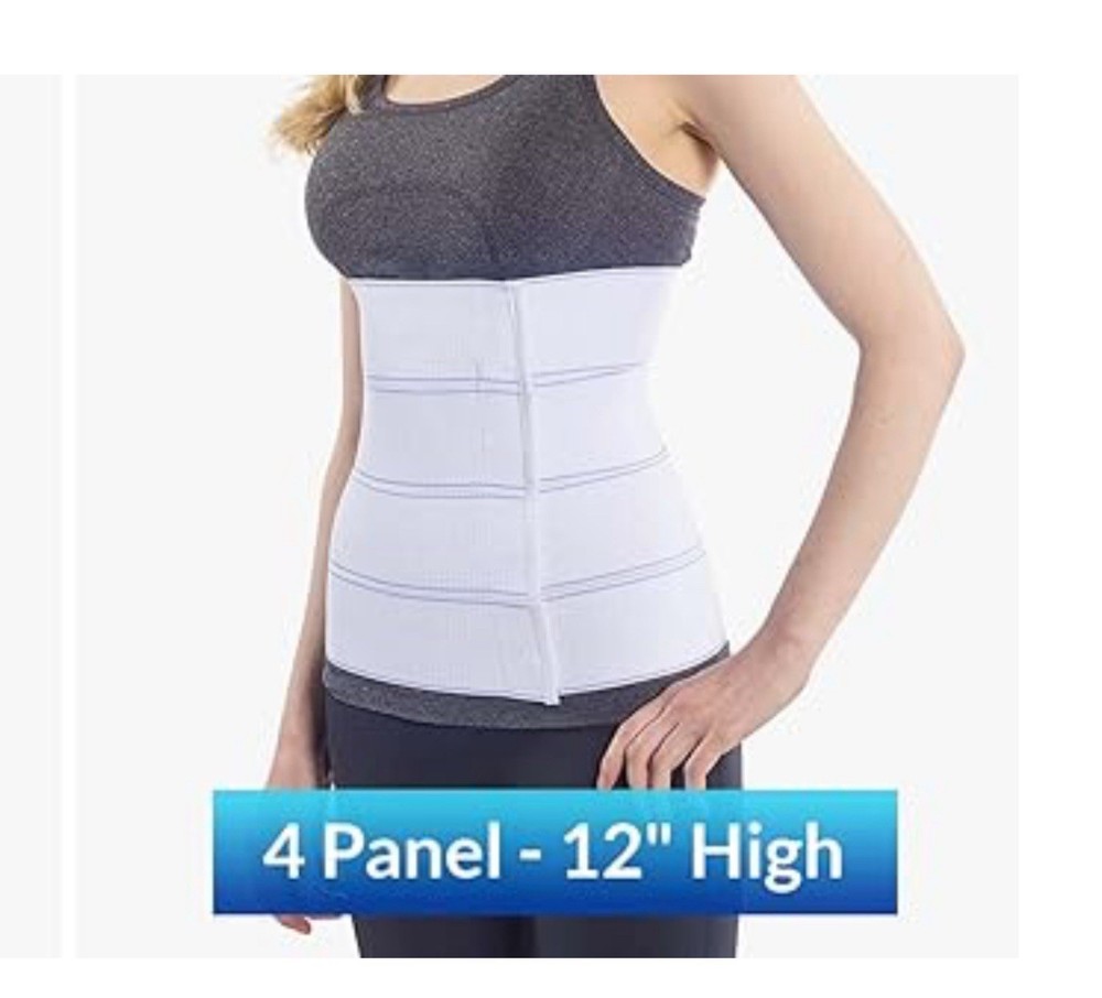 NYOrtho Universal Abdominal Binder 12″ H,Lower Waist Support 4 Panel. SIZE XXL