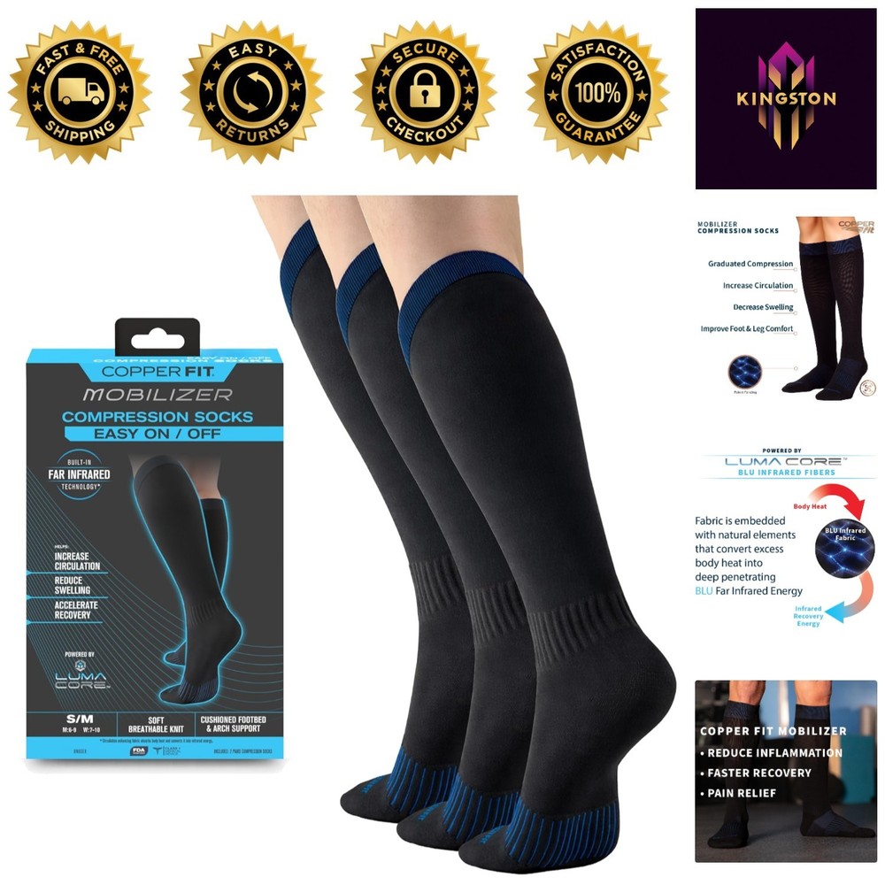 Unisex Compression Socks – Effortless Recovery with Moisture-Wicking Comfort