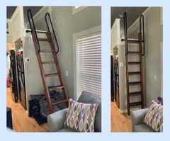 LADDER HANDRAILS! – Safe Strong and Light Weight! Candy-Cane or Double-90s