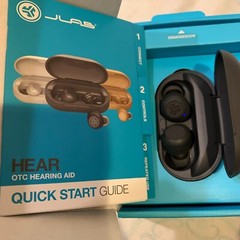 Hearing Aids JLab Hear OTC & Bluetooth Earbuds, 4 Presets Modes NEW IN BOX