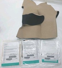 Juzo 6000 20-60 mmHg Compression Wrap-Calf Segment Sz LG Black -Beige Reversibl
