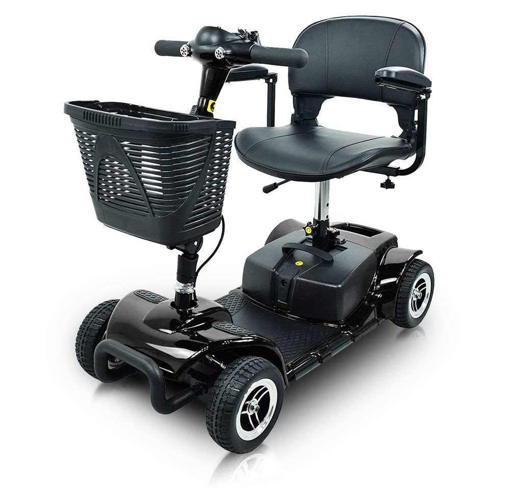 KRYL Foldable 4 Wheel Mobility Scooter for Seniors, 265lbs Max Weight Powered
