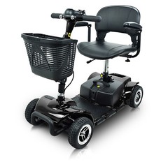 KRYL Foldable 4 Wheel Mobility Scooter for Seniors, 265lbs Max Weight Powered