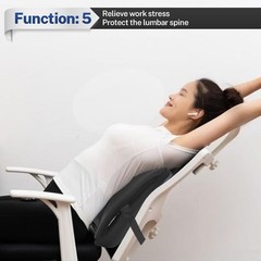 Universal Memory Foam Seat Back Cushion Gel Lumbar Support Pillow Pain Relief