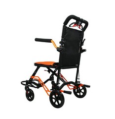 Aviation-Grade Material Light Weight Folding Wheelchair With Locking Handbrake
