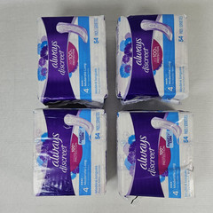 Always Discreet Incontinence Pads 54 Ct Size 4 Moderate Long (4-Packs Total 216)