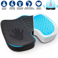 Gel Seat Cushion Pressure Relief Ergonomic Office Chair Cushion for Sciatica