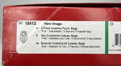 Hollister 18412 2-Piece Urostomy Ostomy Pouch Box of 12 Exp 9-2027