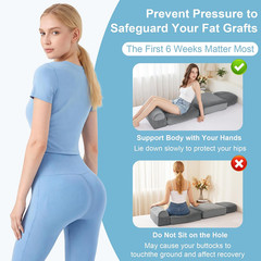 BBL Pillow After Surgery, Adjustable BBL Recovery Seat Cushion | Adjustable