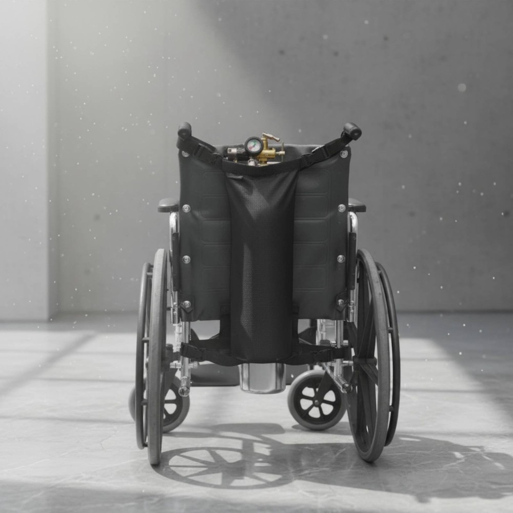 Wheelchair Respiratory Cylinder Bag Long-Lasting 600D Oxford Material