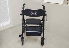 Walkers for Seniors, Rollator Walker with SeatSupports 330lb, 8″ Big Wheels-used
