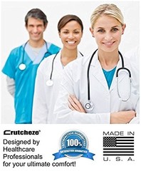 Crutch Pads Hand Grip Covers for Underarm Crutches – Comfortable Soft Cushion