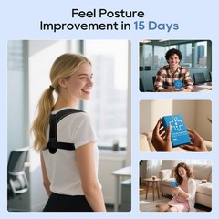 Duoorra Posture Corrector for Women and Men, Adjustable Upper & Mid Back…