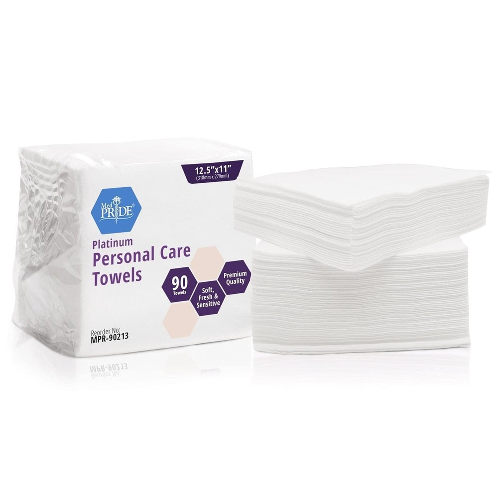 MED PRIDE Disposable Medical Paper Towels 12.5 x 11 Ultra Soft Unscented 180ct