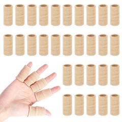 30 Pcs Finger Sleeves Breathable Elastic Thumb Compression Basketball Baseball