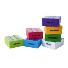 7 Days Pill Medicine Box Portable Travel Weekly Medicine Health Storage Pill Box