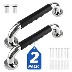 2PCS Stainless Steel Grab Bar Bathroom Safety Handicap Shower Tub Handle Support