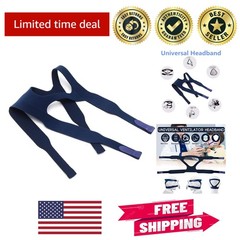 Universal Ultralight Headgear Replacement Strap for Respirator Masks – Blue/Grey