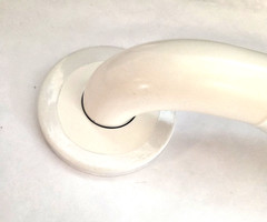 Moen Home Care 18 x 1.25 inches Concealed Screw Grab Bar Mountain White R8717W