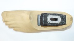 ENDOLITE DYNAMIC RESPONSE DR2 PROSTHETIC LEFT FOOT Sz 28 TAN / CAUCASIAN
