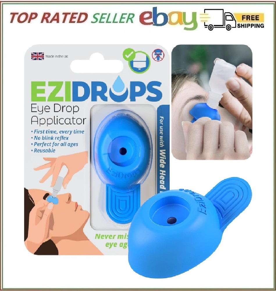 EziDrops Eye Drop Dispenser for Elderly – Suitable for All Ages – Easy-to-Use Ey