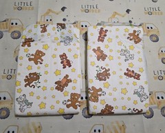 2 Pack of Crinklz Original Teddy Print Adult Diapers TAB Style Size Medium ABDL