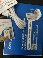 Ceretone Solid OTC Rechargeable Hearing Aid – Model: CE-D12BT