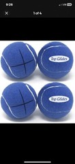 Top Glides Precut Walker Tennis Ball – Dark Blue – 2 Pairs
