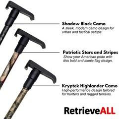 RetrieveALL Telescoping Cargo Tool – 3 to 6 Ft Truck Bed Reach Pole, Heavy Duty