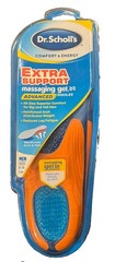 Dr. Scholl’s: Extra Support Men Sizes 8 – 14 Massaging Gel Advanced Insoles