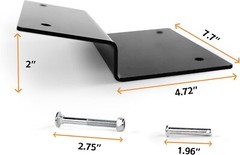 MAXXHAUL 50872 Steel Ramp Top Kit – Quickly Create Your Own Ramps with Black