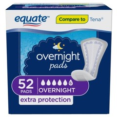 Equate Women’s Overnight Ultimate-Extra Coverage Incontinence Pads