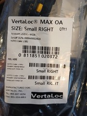 Vertaloc Max OA Knee Brace Support RIGHT Size SMALL Black BRAND NEW