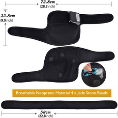 3-In-1 Thermal Infrared Physiotherapy Device ABS+Fabric Joint Massage Vibrator