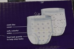 Nighttime Underwear 42 Disposable Underwear Unisex 38-65 lbs Size Small Medium