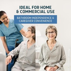 Value Pack Commode Liners – 100 Heavy Duty Disposable Bags, Leak-Resistant