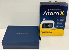 Audien Hearing ATOM X Rechargeable OTC Hearing Aids – BRAND NEW