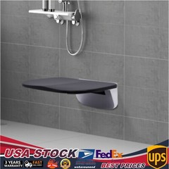 14″ Folding Shower Seat Wall Mounted Bench Modern Bathroom Shower Stool 440lbs
