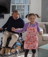 Purple Foldable Electric Wheelchair 300 lb Capacity In Home Warranty 15 mile