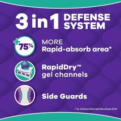 Always Discreet MaxiProtect Incontinence Women Underwear, S/M-XXL Max Absorbency