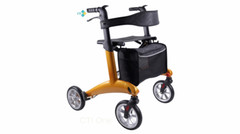 Carbon Fiber Foldable Rollator Walker Blue Color in Stock, Model Number W102