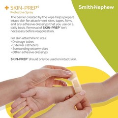 Smith & Nephew Skin-Prep Barrier Wipes – Fast, Safe Adhesive Support (50 Count)