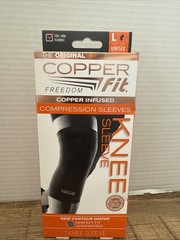 New Copper Fit The Original Compression Sleeves 1 Knee Sleeve (L) UNISEX