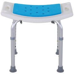 Adjustable Shower/Bath Stool w/ Handles Non-Slip 15.25-20.5″