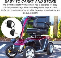 Pride Mobility Scooter Replacement Key Set Compatible with Go-Go Elite Traveller