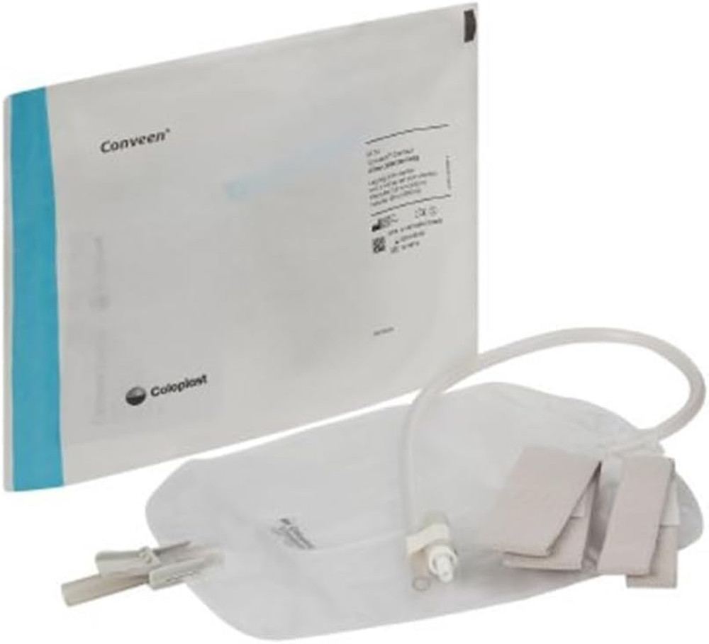 Urinary Leg Bag Conveen Security Contoured 28 Oz Large Disposable Female Male