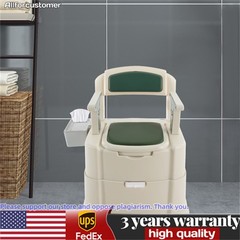 Portable Toilet Bedside Commode Floor Standing Chair Commode Toilet Load 200kg