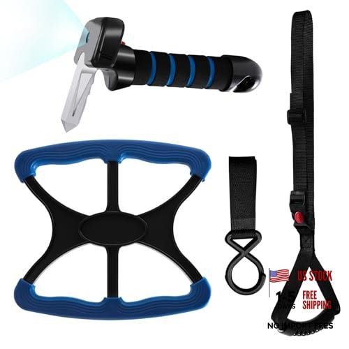 4pc Mobility Standalone Kit:Car Door Assist Handle for Elderly & Adjustable