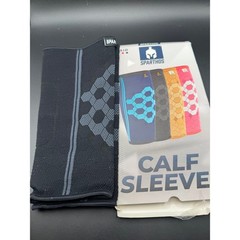Sparthos Compression Calf Sleeves Leg – 1 Pair Socks for Men & Women (Black-M)